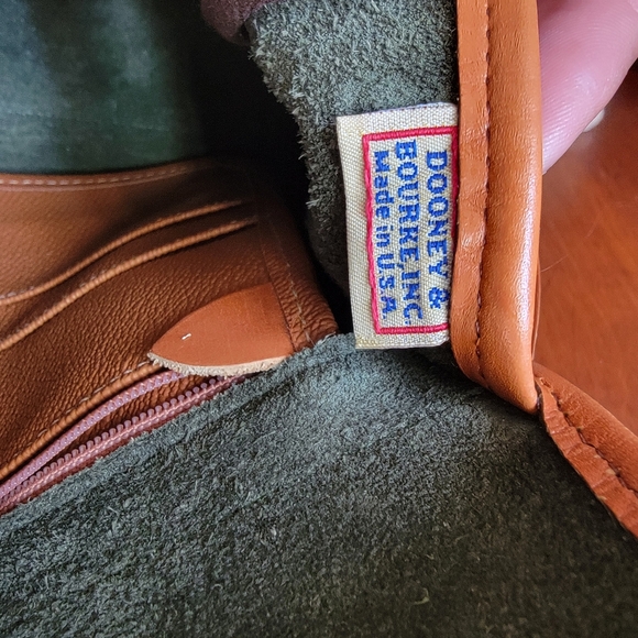 Vintage 1990's Dooney & Bourke large Equestrian in Forest Green - Picture 8 of 11